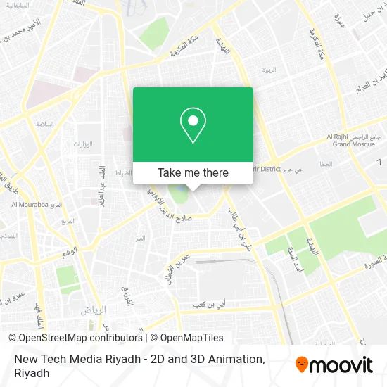 New Tech Media Riyadh - 2D and 3D Animation map