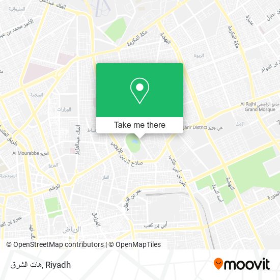 هات الشرق map