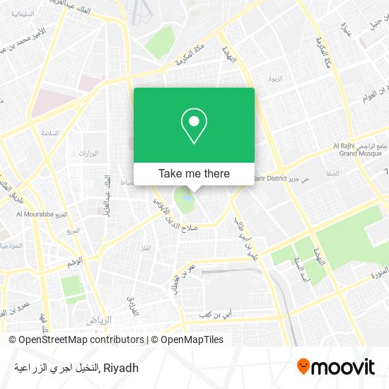 النخيل اجري الزراعية map