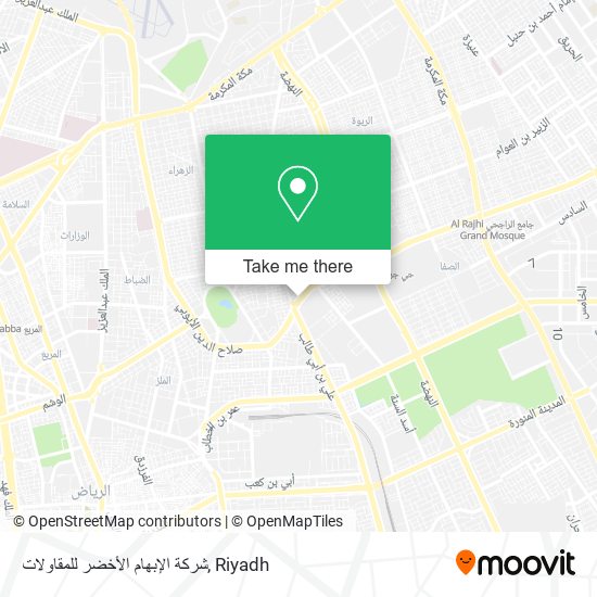 شركة الإبهام الأخضر للمقاولات map