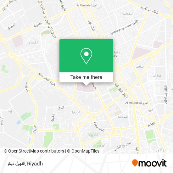 النهيل ديكو map