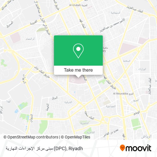 مبنى مركز الإجراءات النهارية (DPC) map