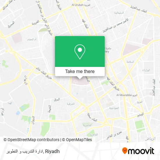 ادارة التدريب و التطوير map