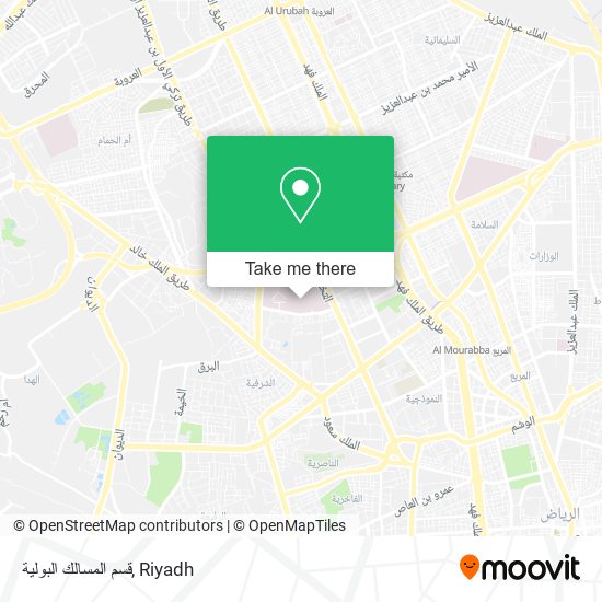 قسم المسالك البولية map