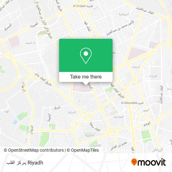 مركز القلب map