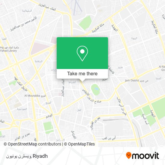 ويسترن يونيون map