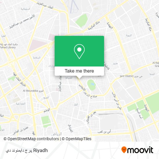 برج دايمنوند دي map
