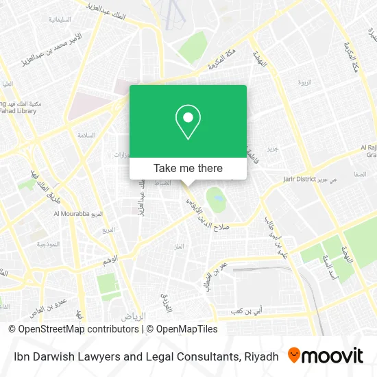 Ibn Darwish Lawyers and Legal Consultants map