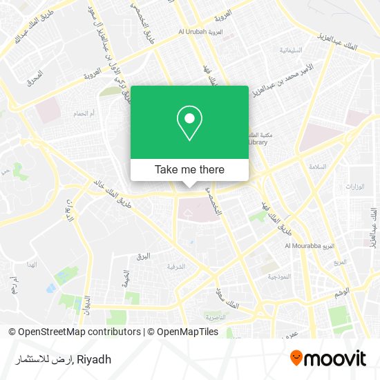 ارض للاستثمار map