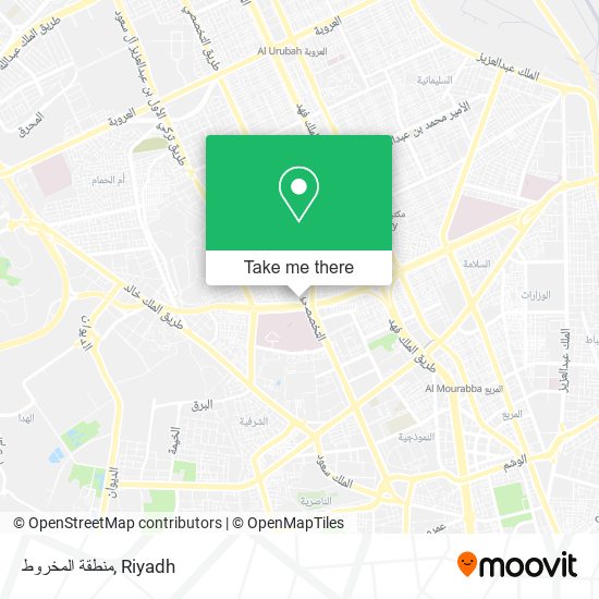 منطقة المخروط map