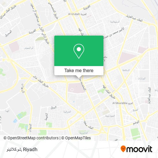 شوكلاتينو map