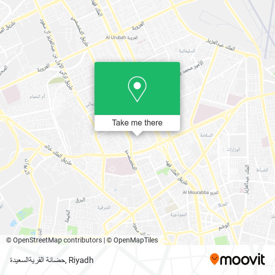 حضانة القريةالسعيدة map