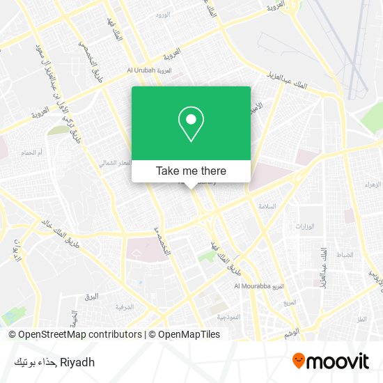 حذاء بوتيك map