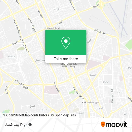بيت الحمام map