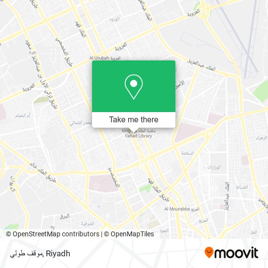 موقف طولي map