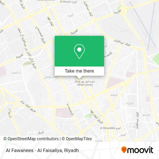 Al Fawanees - Al Faisaliya map