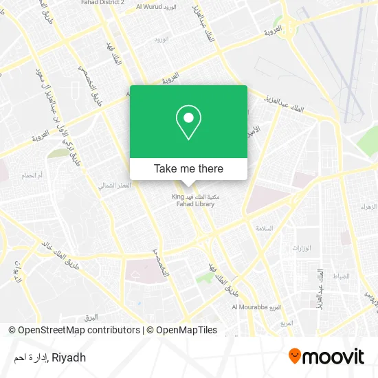 إدارة احم map