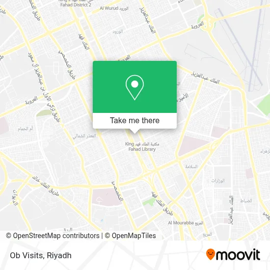 Ob Visits map