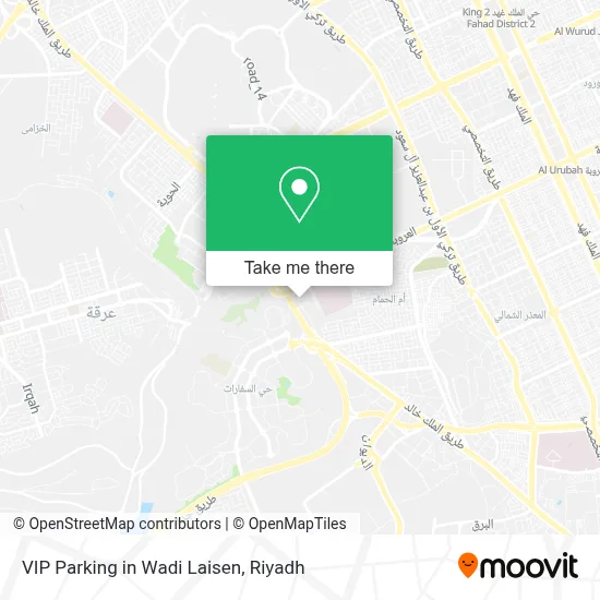 VIP Parking in Wadi Laisen map