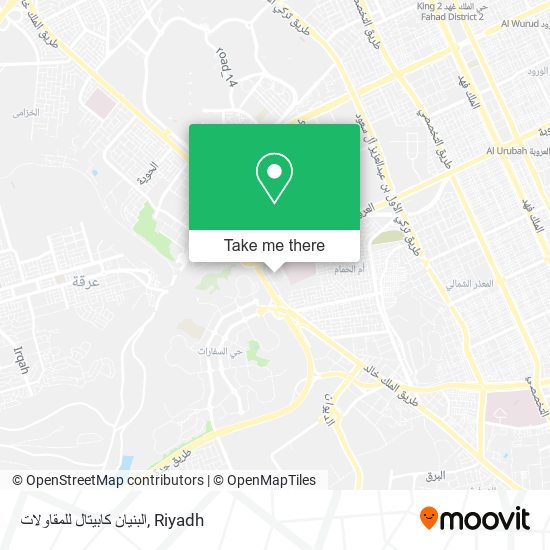 البنيان كابيتال للمقاولات map