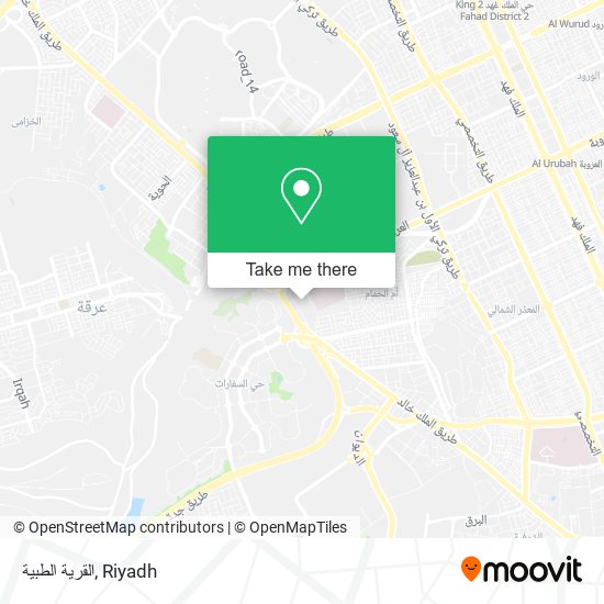 القرية الطبية map