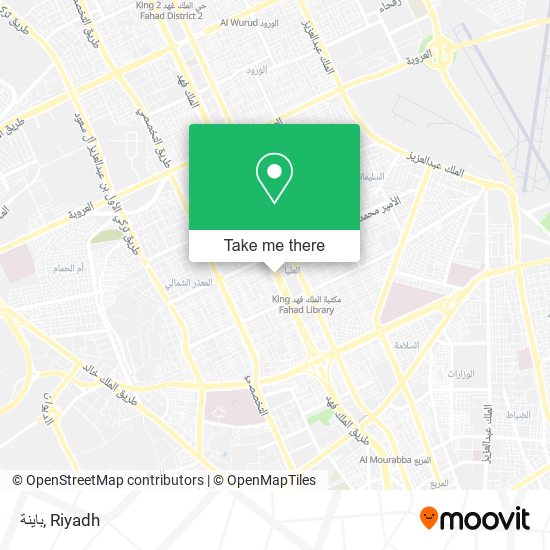 باينة map