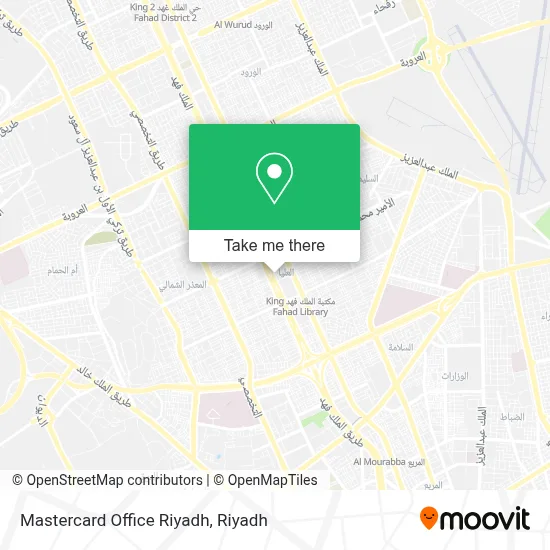 Mastercard Office Riyadh map