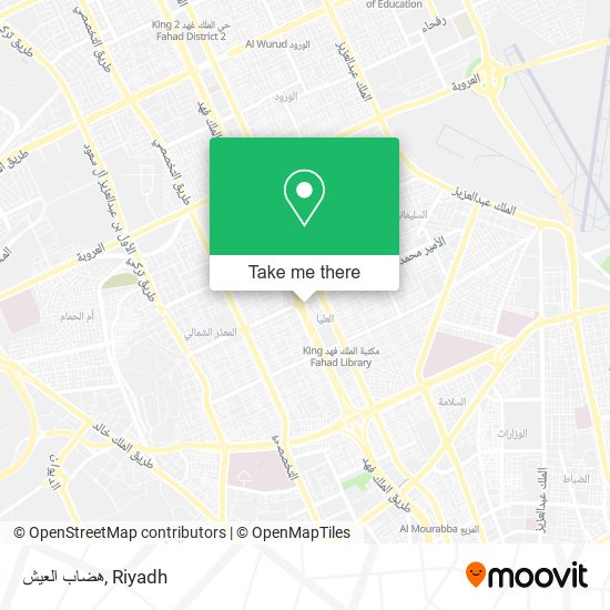 هضاب العيش map