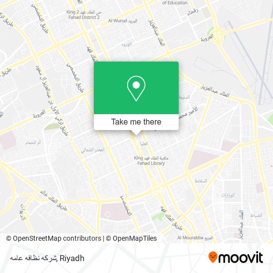 شركه نظافه عامه map