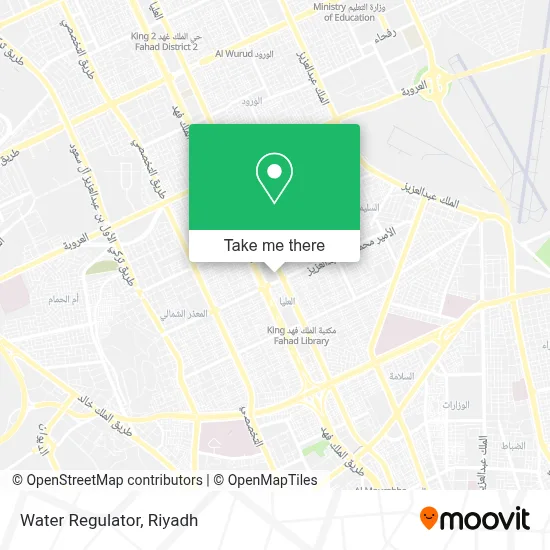 Water Regulator map