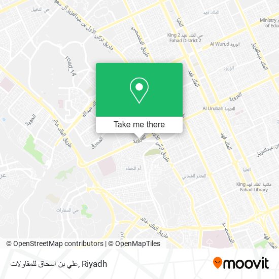 علي بن اسحاق للمقاولات map