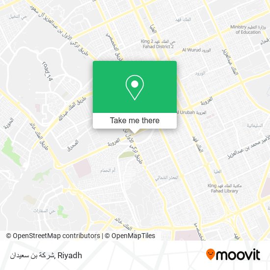 شركة بن سعيدان map
