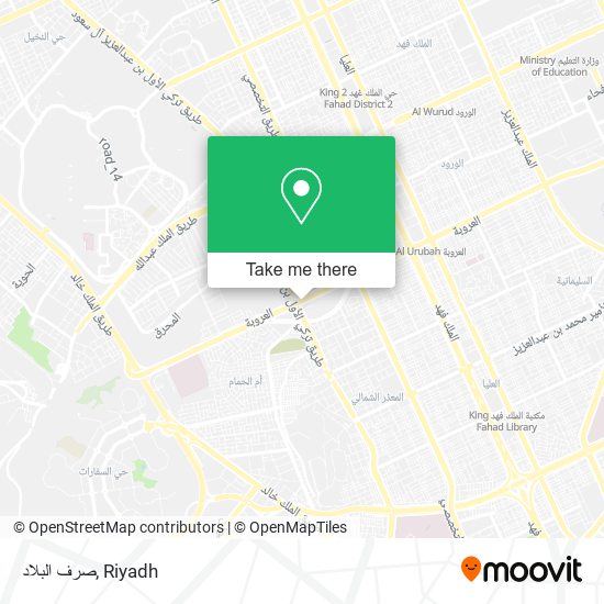 صرف البلاد map