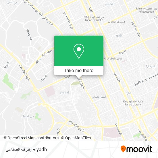 البوفيه الصناعي map