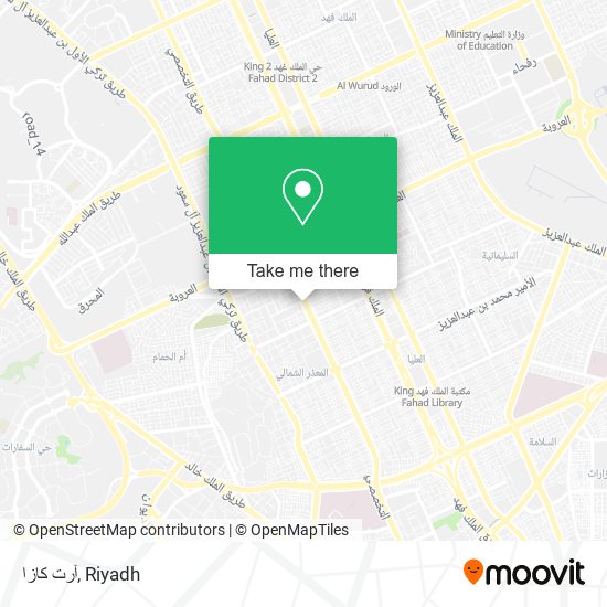 آرت كازا map