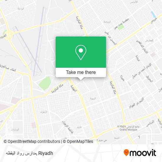 مدارس رواد اليقظه map