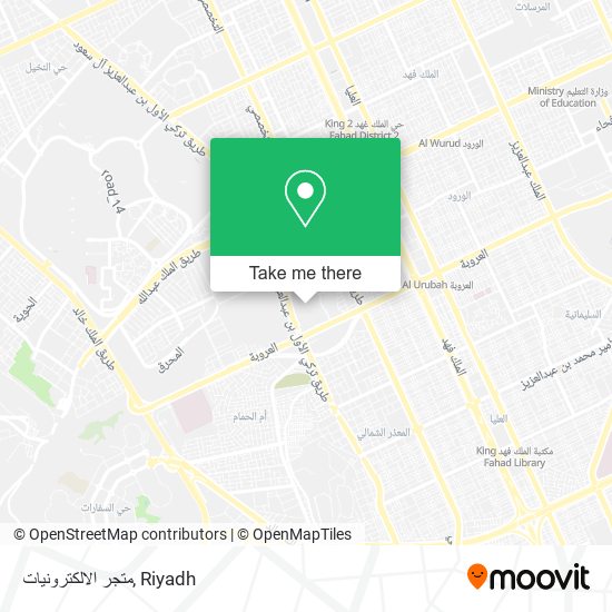 متجر الالكترونيات map