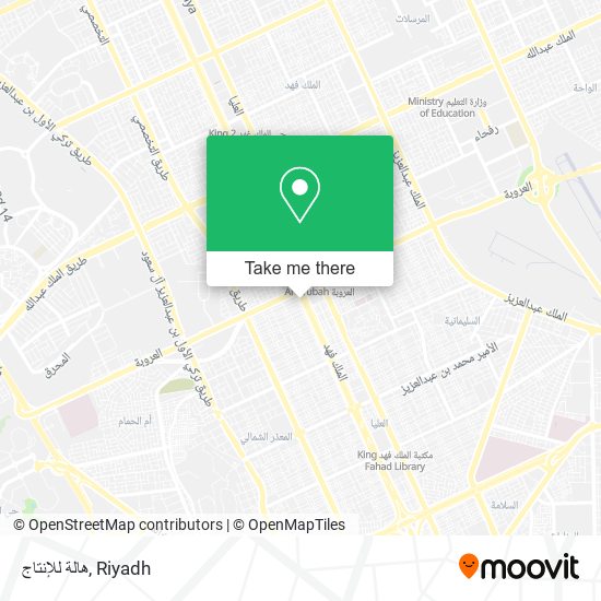 هالة للإنتاج map