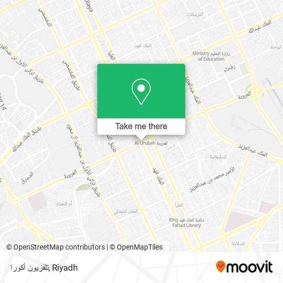 تلفزيون أكورا map