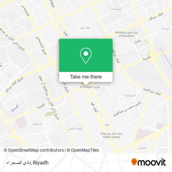 نادي الصحراء map
