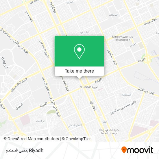 مقهى المجتمع map