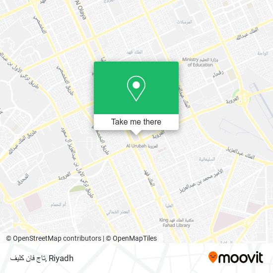 تاج فان كليف map