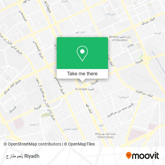 لحم طازج map