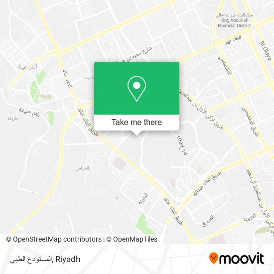 المستودع الطبي map