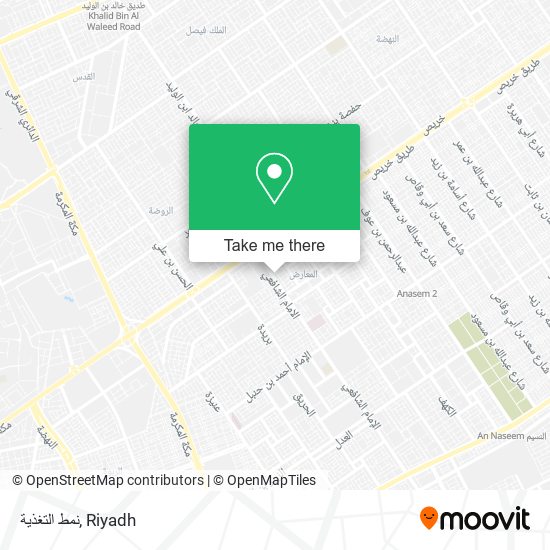 نمط التغذية map