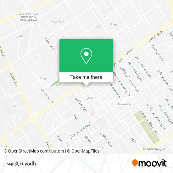 الرفيعه map