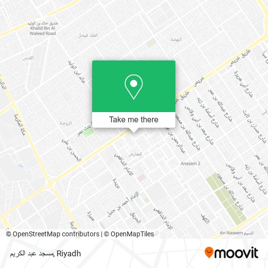 مسجد عبد الكريم map