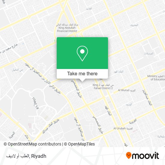 العلب أولاديف map