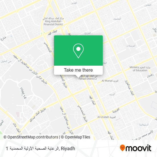 الرعاية الصحية الأولية المحمدية 1 map
