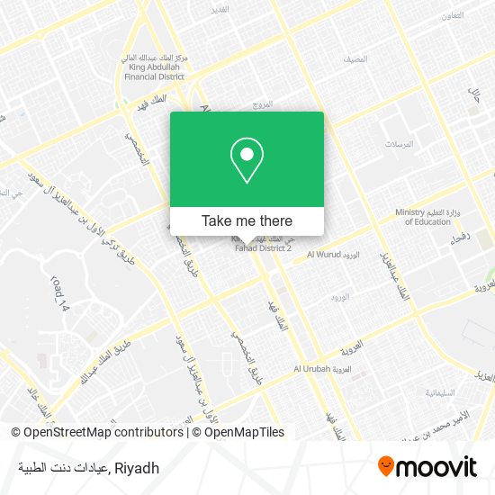 عيادات دنت الطبية map